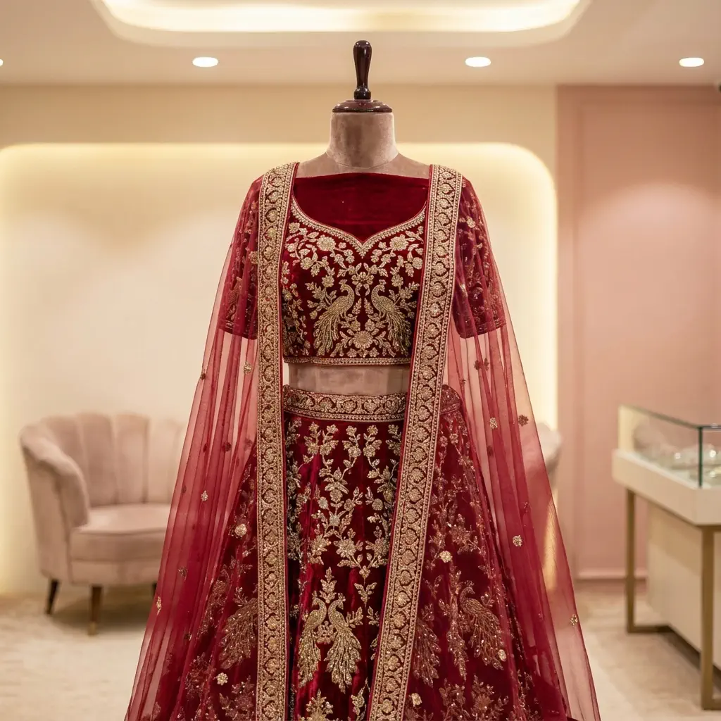 Elegant bridal lehenga from Design by Anjali collection